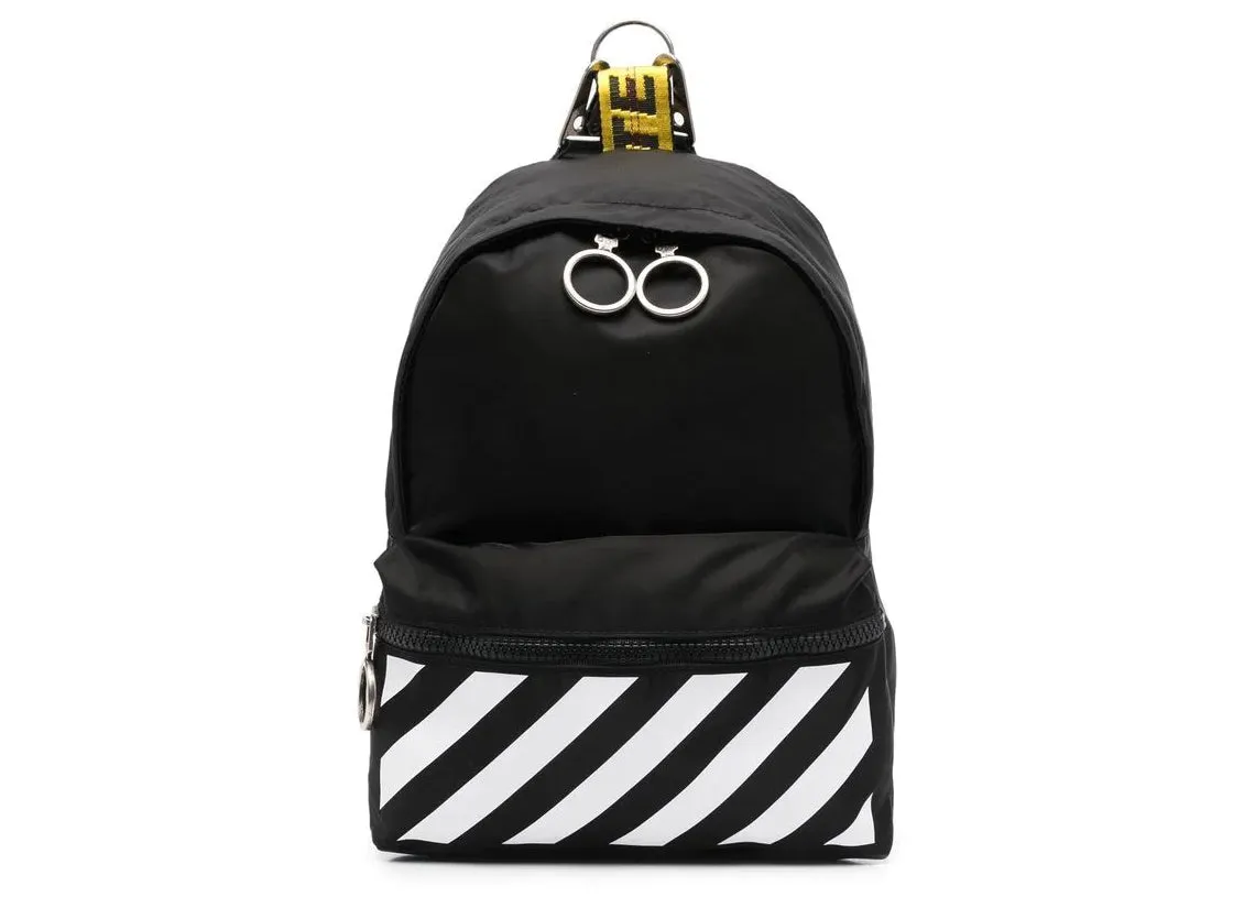 OFFWHITE BINDER MINI BACKPACK BLACK