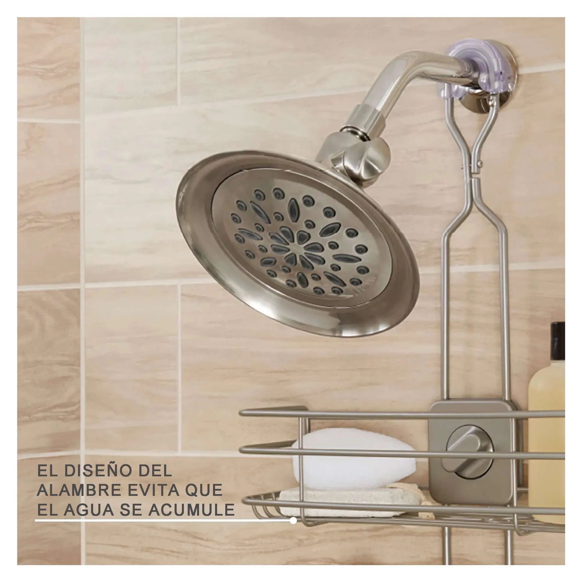 Organizador de Ducha de 3 Niveles Ajustable