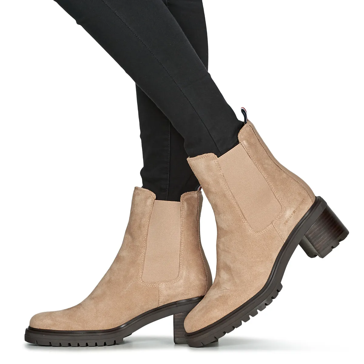 Outdoor Chelsea Mid Heel Boot