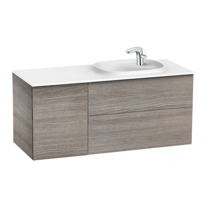 PACK UNIK MUEBLE BASE DE 2 CAJONES Y MóDULO + LAVABO BEYOND  ROCA