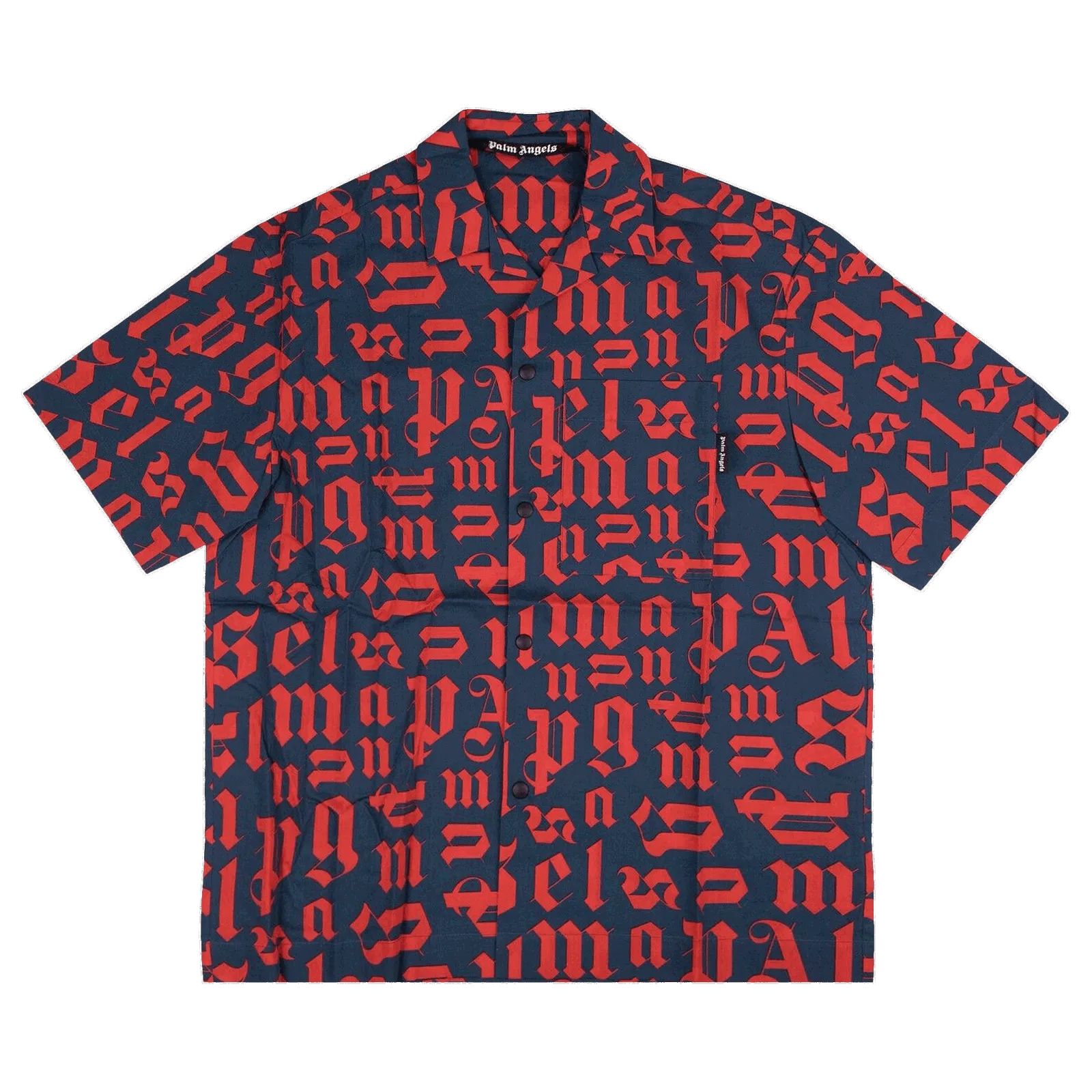 Palm Angels Logo Button Shirt