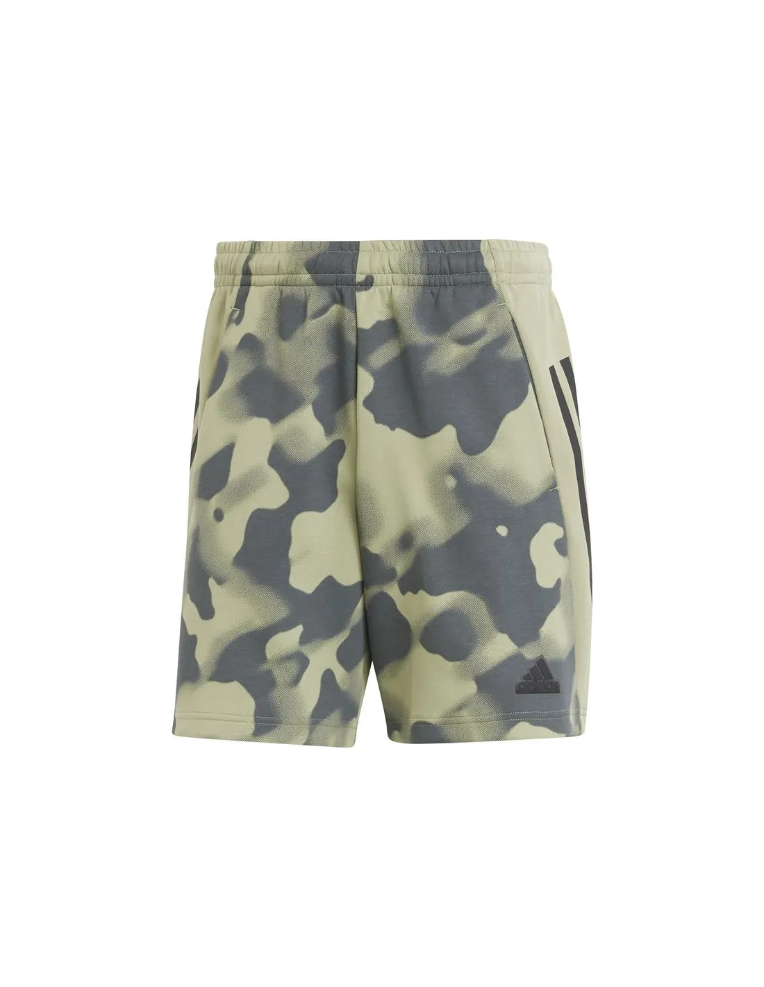 Pantalones adidas Future Icons 3 Bandas Aop Hombre Verde