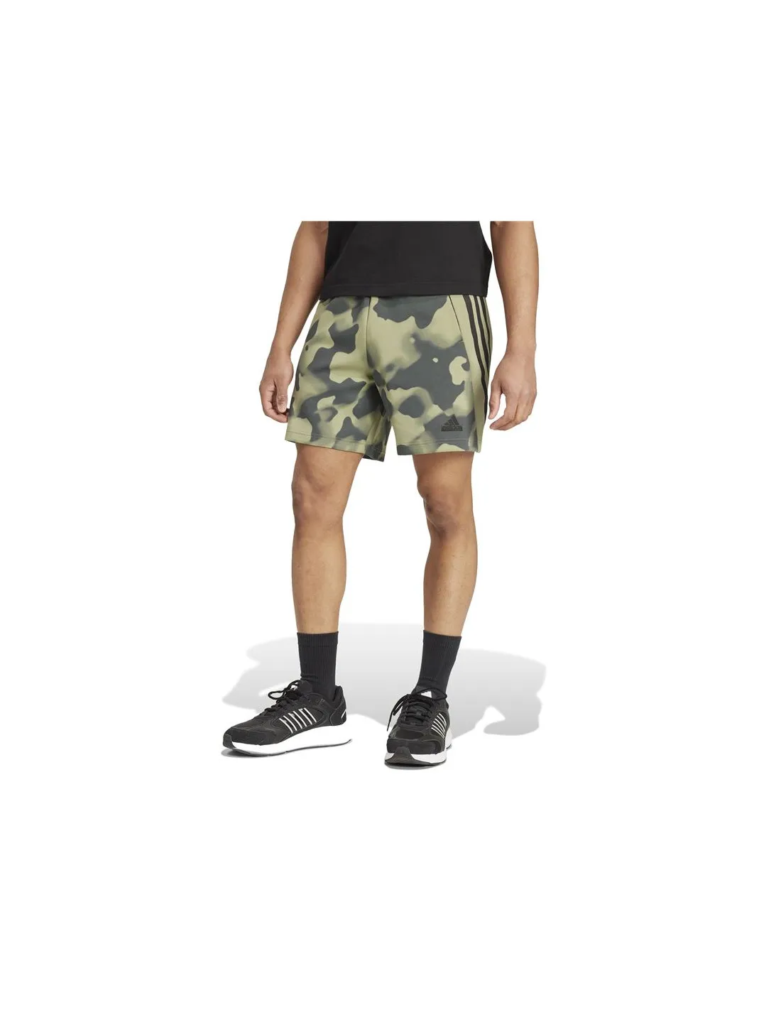 Pantalones adidas Future Icons 3 Bandas Aop Hombre Verde