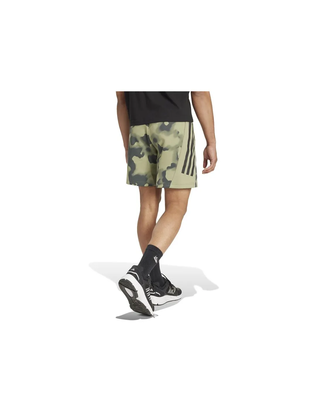 Pantalones adidas Future Icons 3 Bandas Aop Hombre Verde