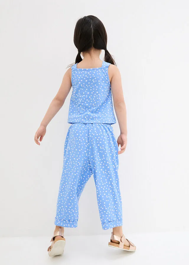 PANTALóN 3/4 AZUL PROVENZALBLANCO LANA