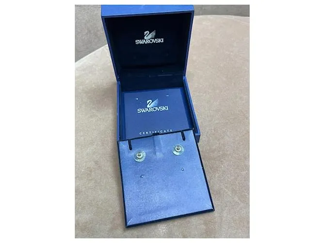 Pendientes colgantes Swarovski Azul Verde Púrpura 