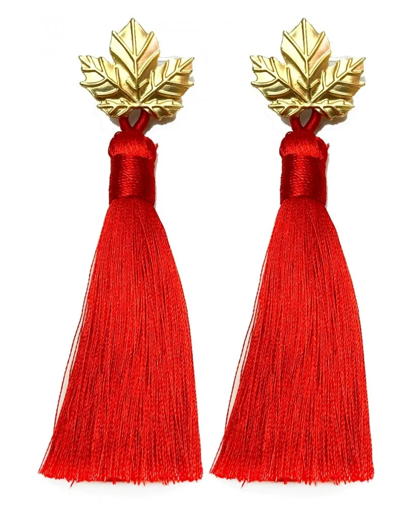 PENDIENTES LAROS DE FLECOS ROJOS, CREA TU OUTFIT CON ESTE PRECIOSO COMPLEMENTO TAN FAVORECEDOR