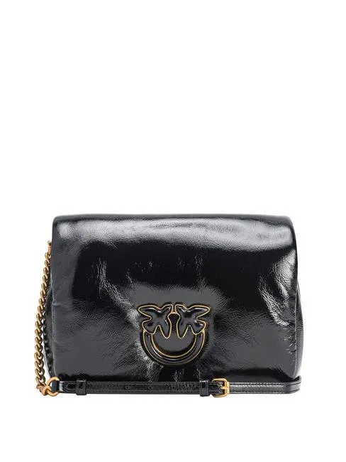 PINKO LOVE CLICK Bolso bandolera en piel naplak
