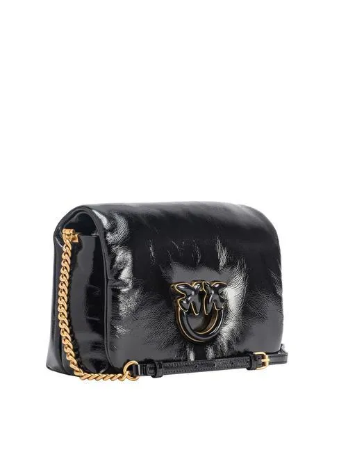 PINKO LOVE CLICK Bolso bandolera en piel naplak
