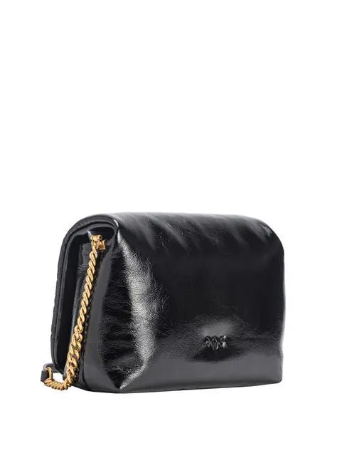 PINKO LOVE CLICK Bolso bandolera en piel naplak