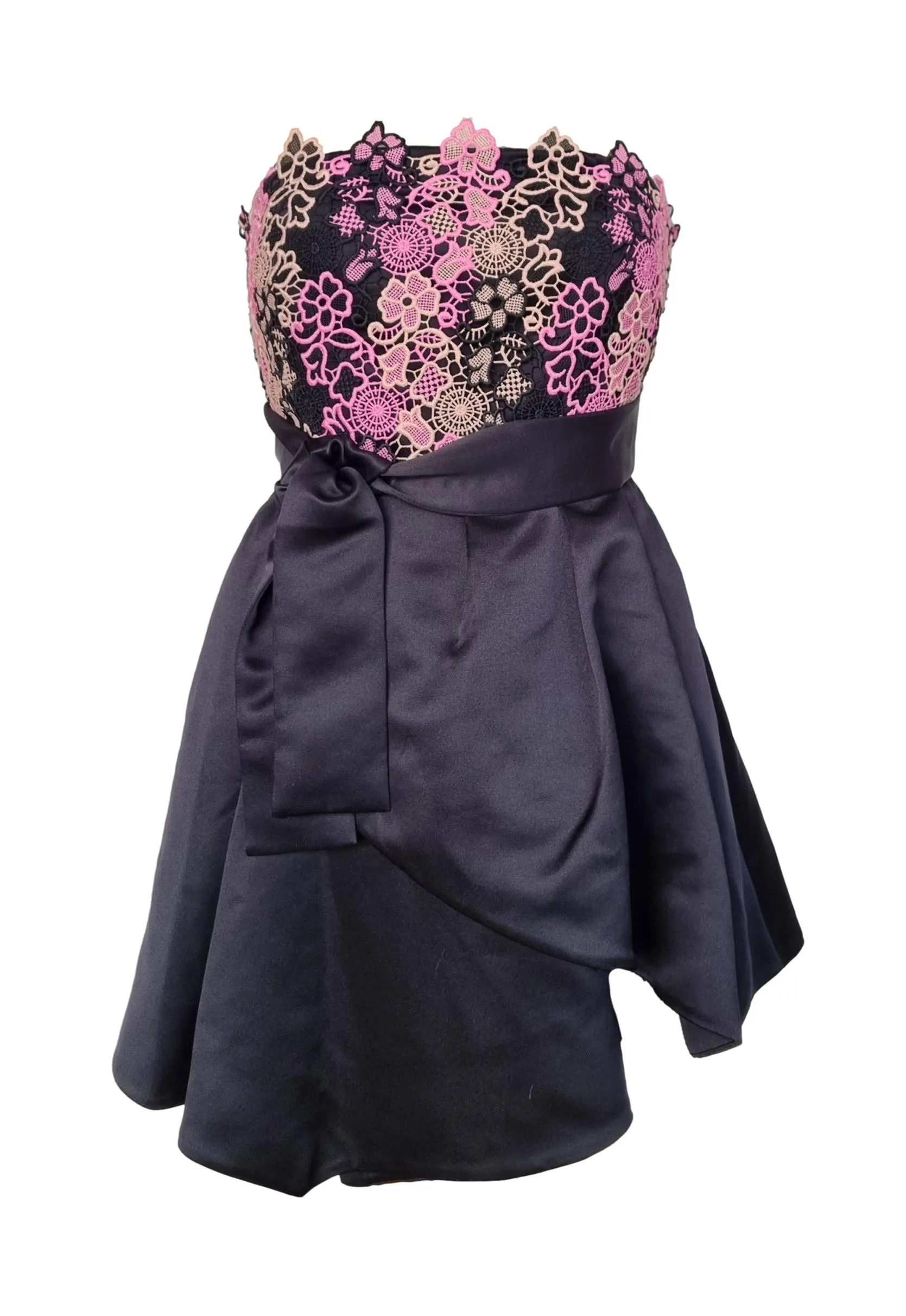 PINKO vestido sirenita vestido de nailon mujer 1B11YL 6079 talla duquesa negro.