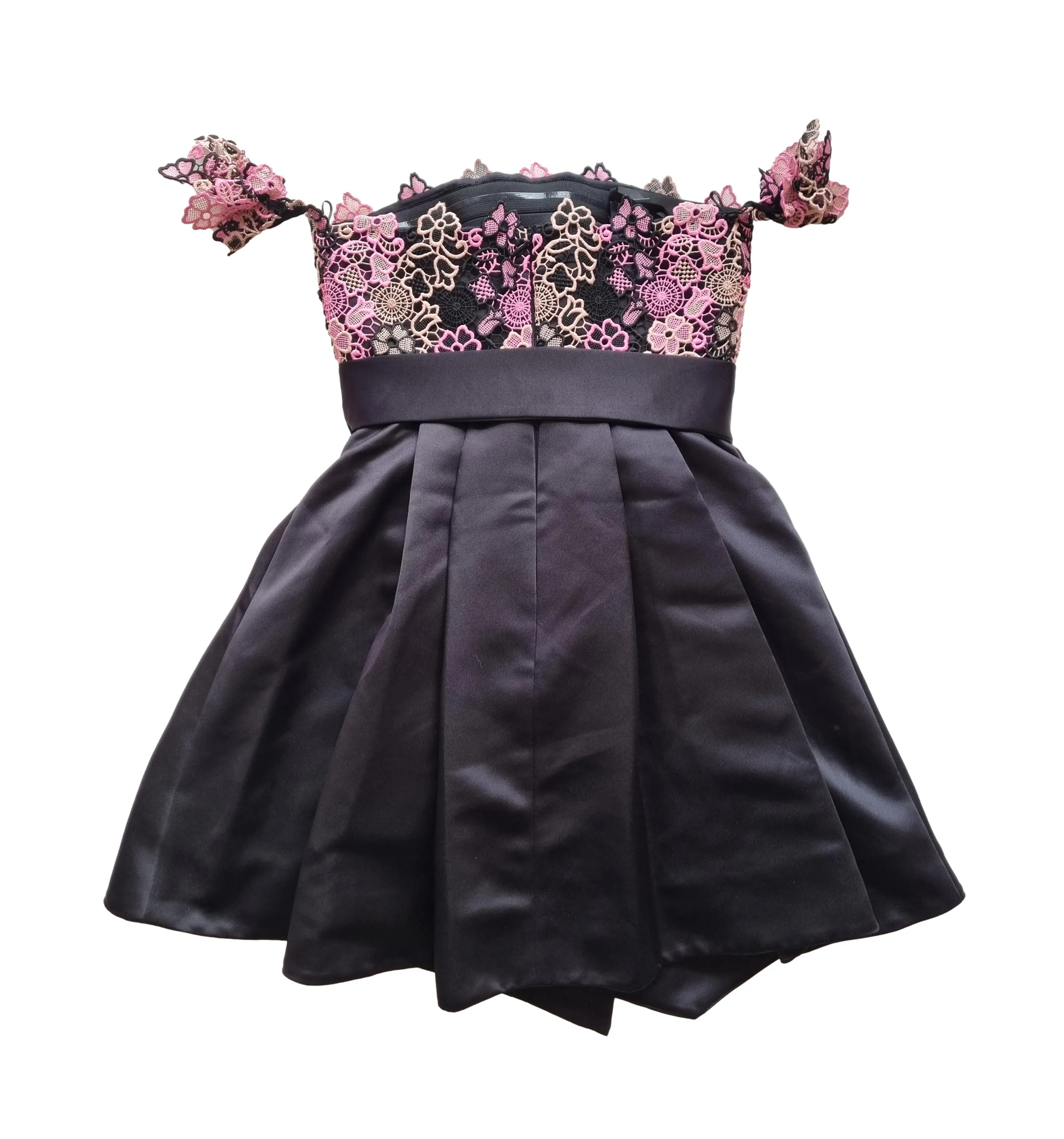 PINKO vestido sirenita vestido de nailon mujer 1B11YL 6079 talla duquesa negro.