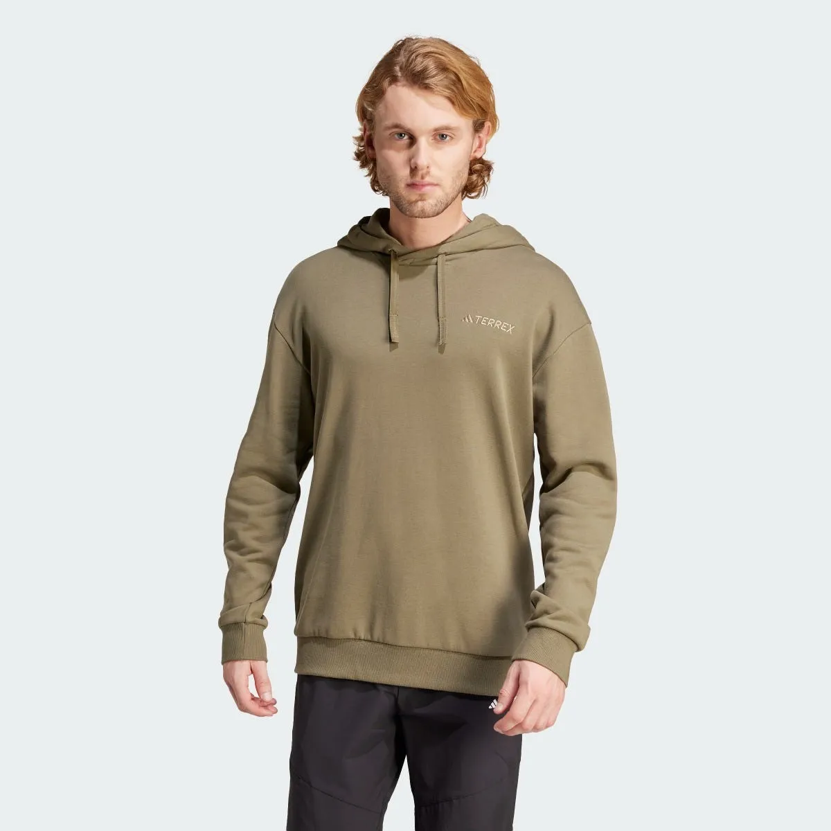 Polerón Outdoor Hombre Adidas Terrex Organiser Logo Café