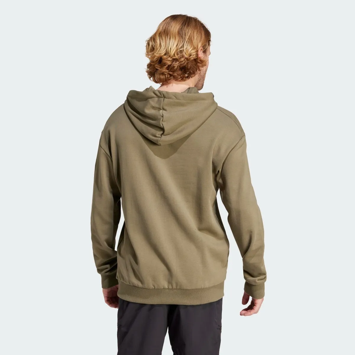 Polerón Outdoor Hombre Adidas Terrex Organiser Logo Café