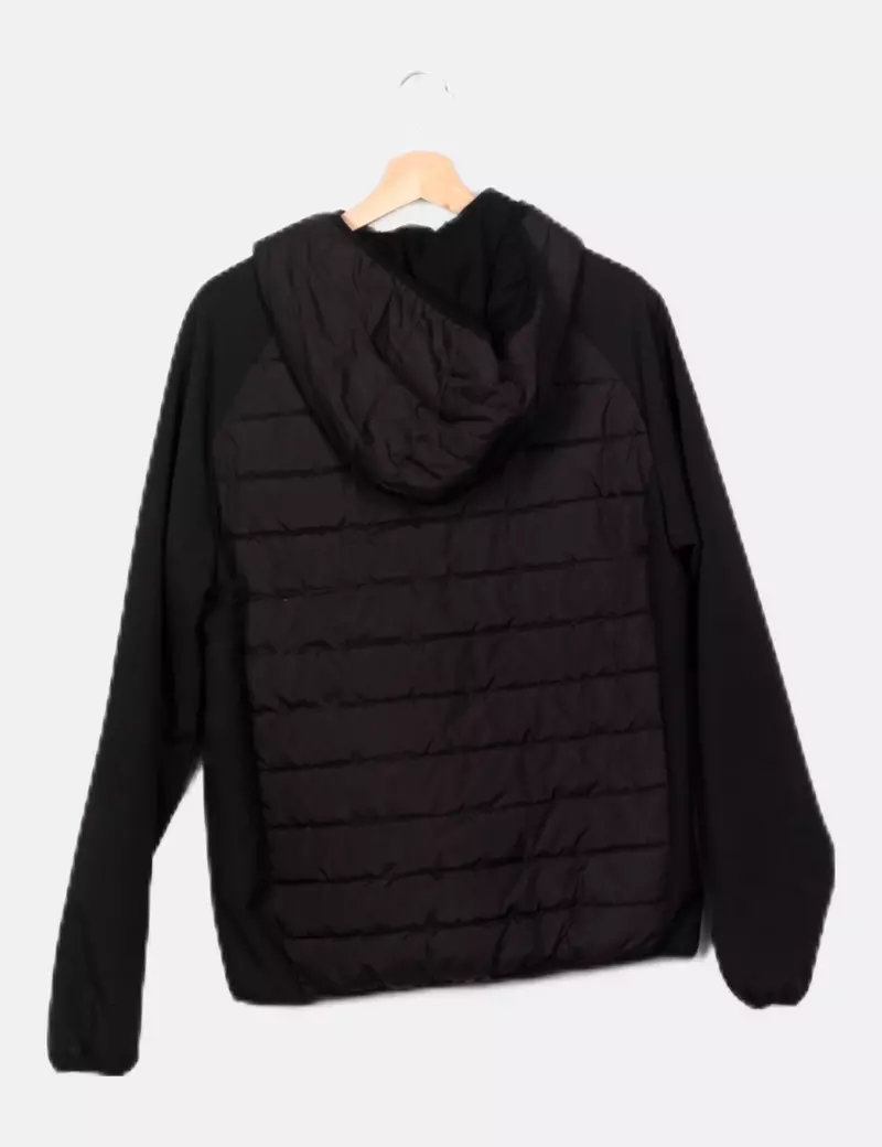 Primark Parka combinada negra