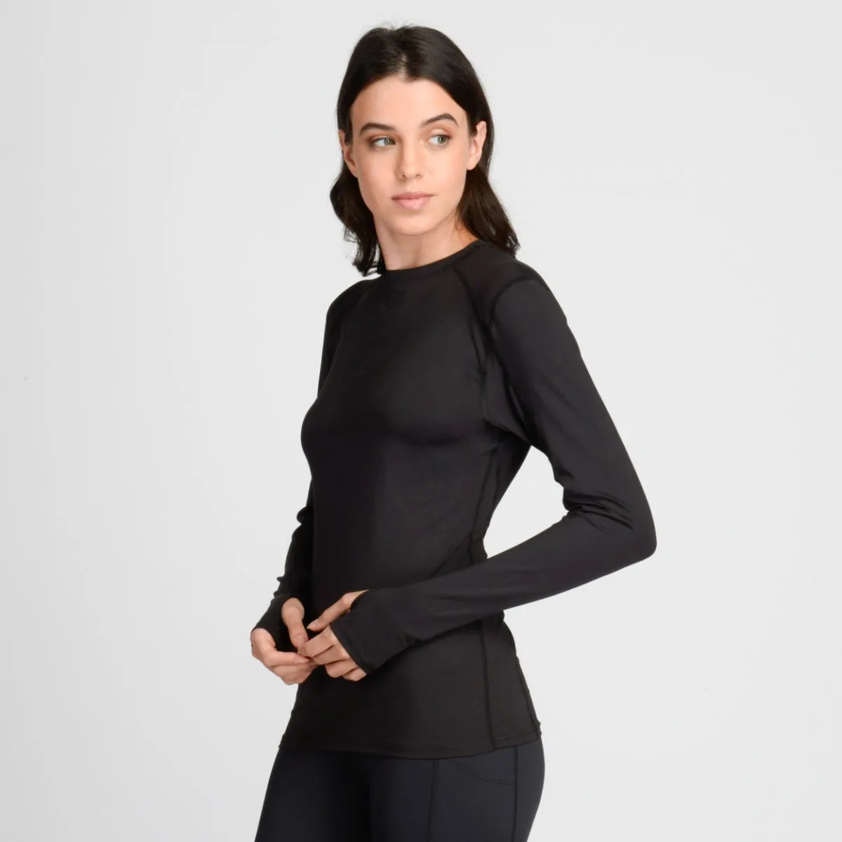Primera Capa Outdoor Mujer Spyder First Layer Negra