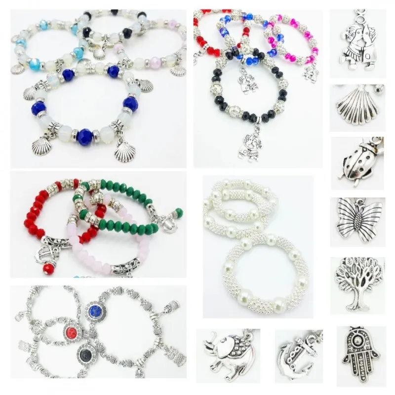 Pulseras de color 100 unidades
