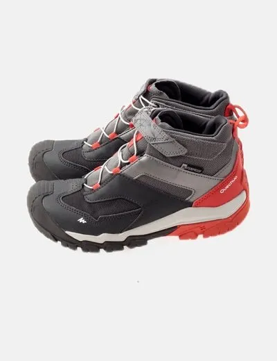 Quechua Bota gris velcro