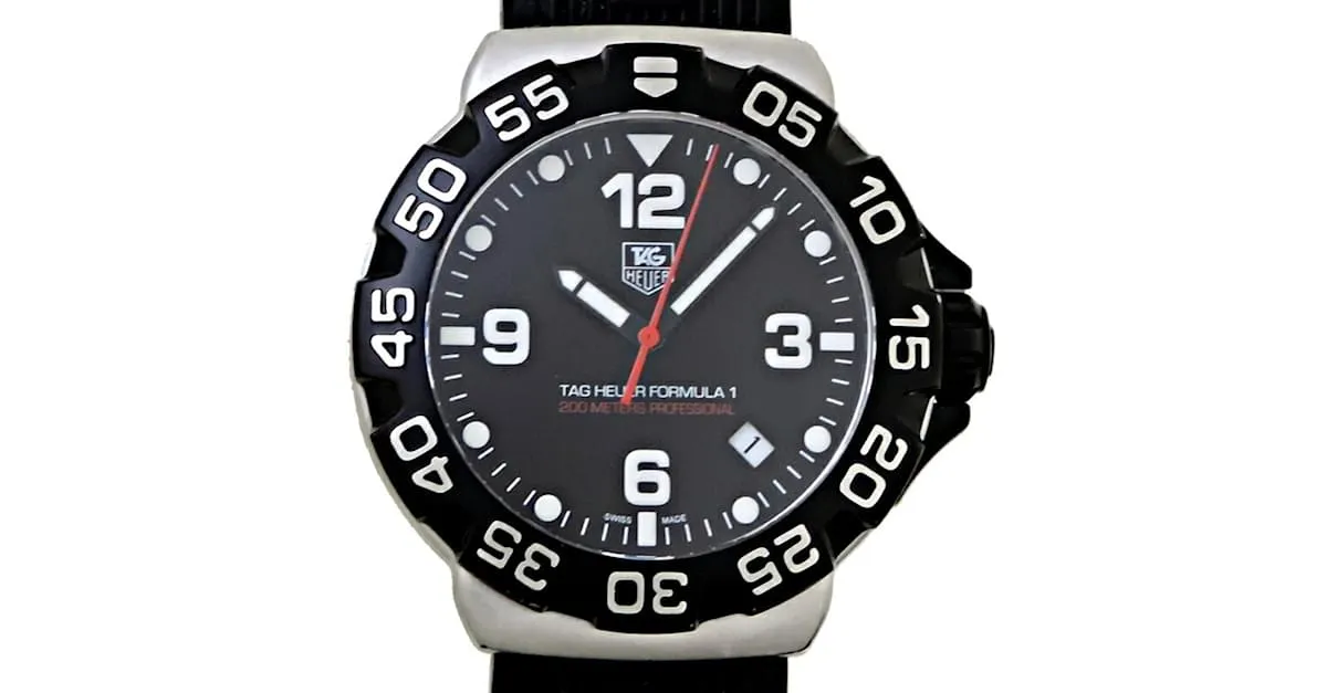 RELOJ TAG HEUER FORMULA 1 PARA HOMBRE WAH11100 NEGRO 