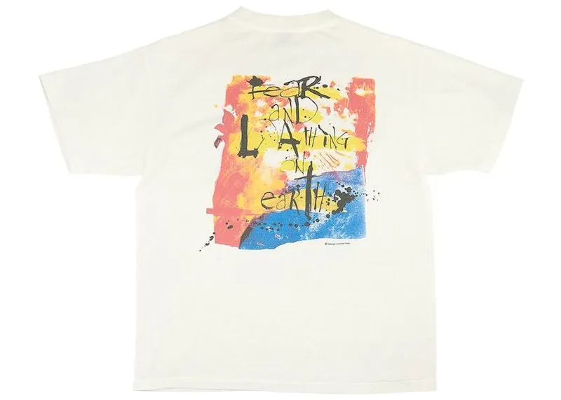 SAINT MXXXXXX X DENIM TEARS CLOWN TSHIRT WHITE