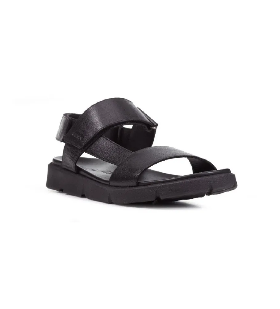 Sandalias de piel U Xand 2S negro