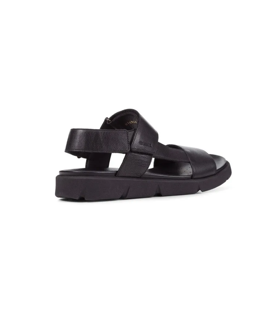 Sandalias de piel U Xand 2S negro