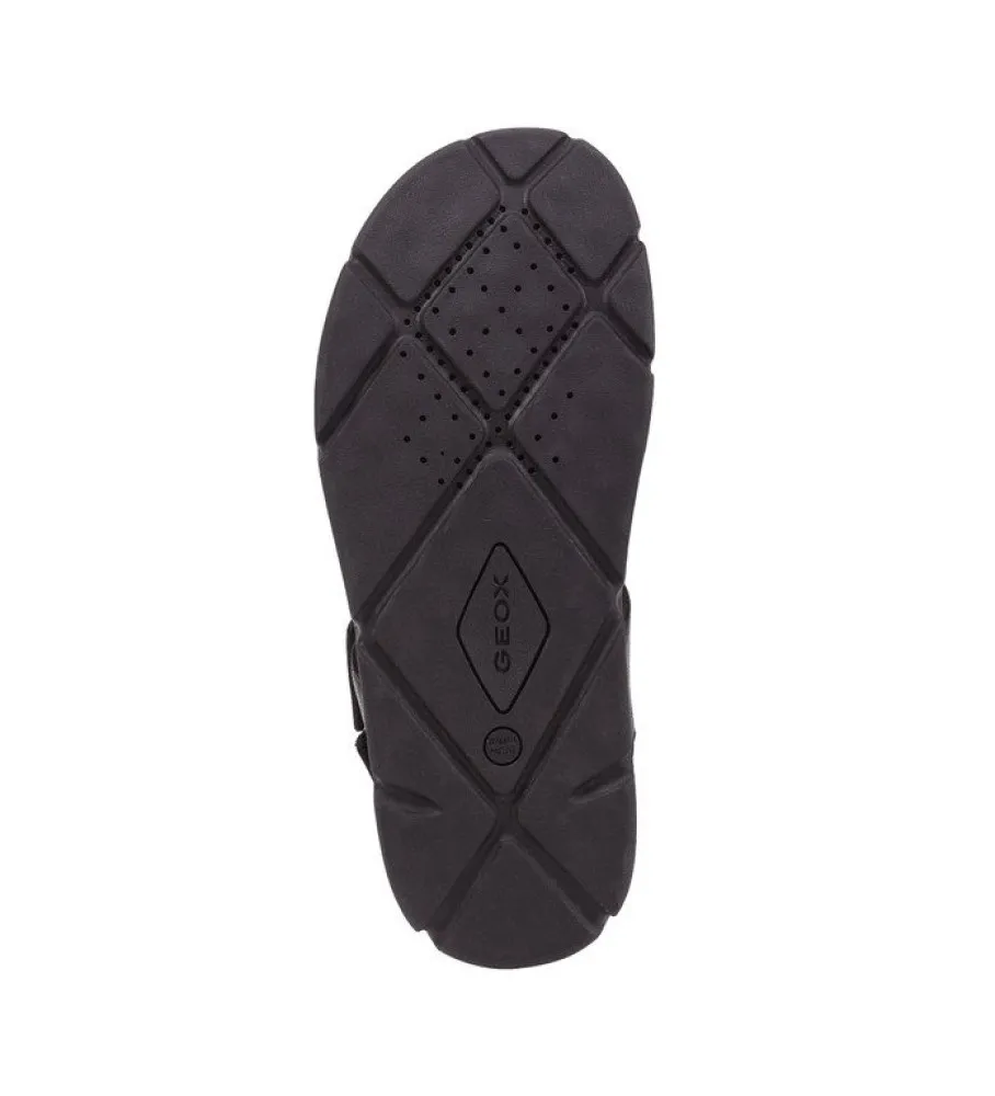Sandalias de piel U Xand 2S negro