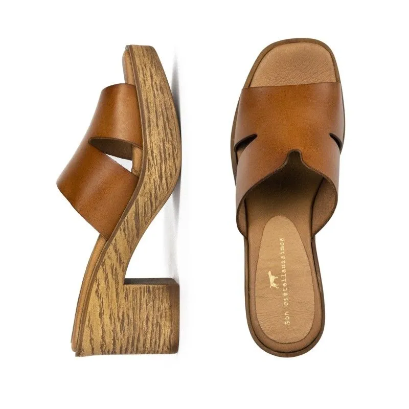 Sandalias Para Mujer Sandalia Tacón Olympia Son Castellanisimos