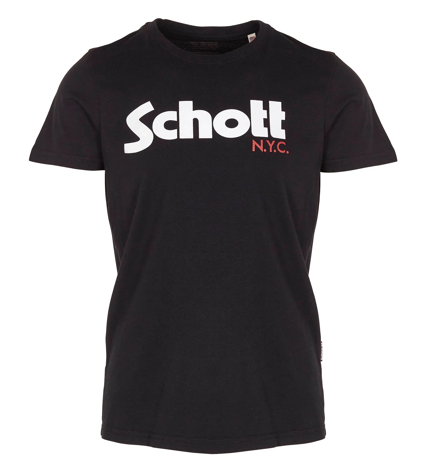 SCHOTT Camiseta en negro