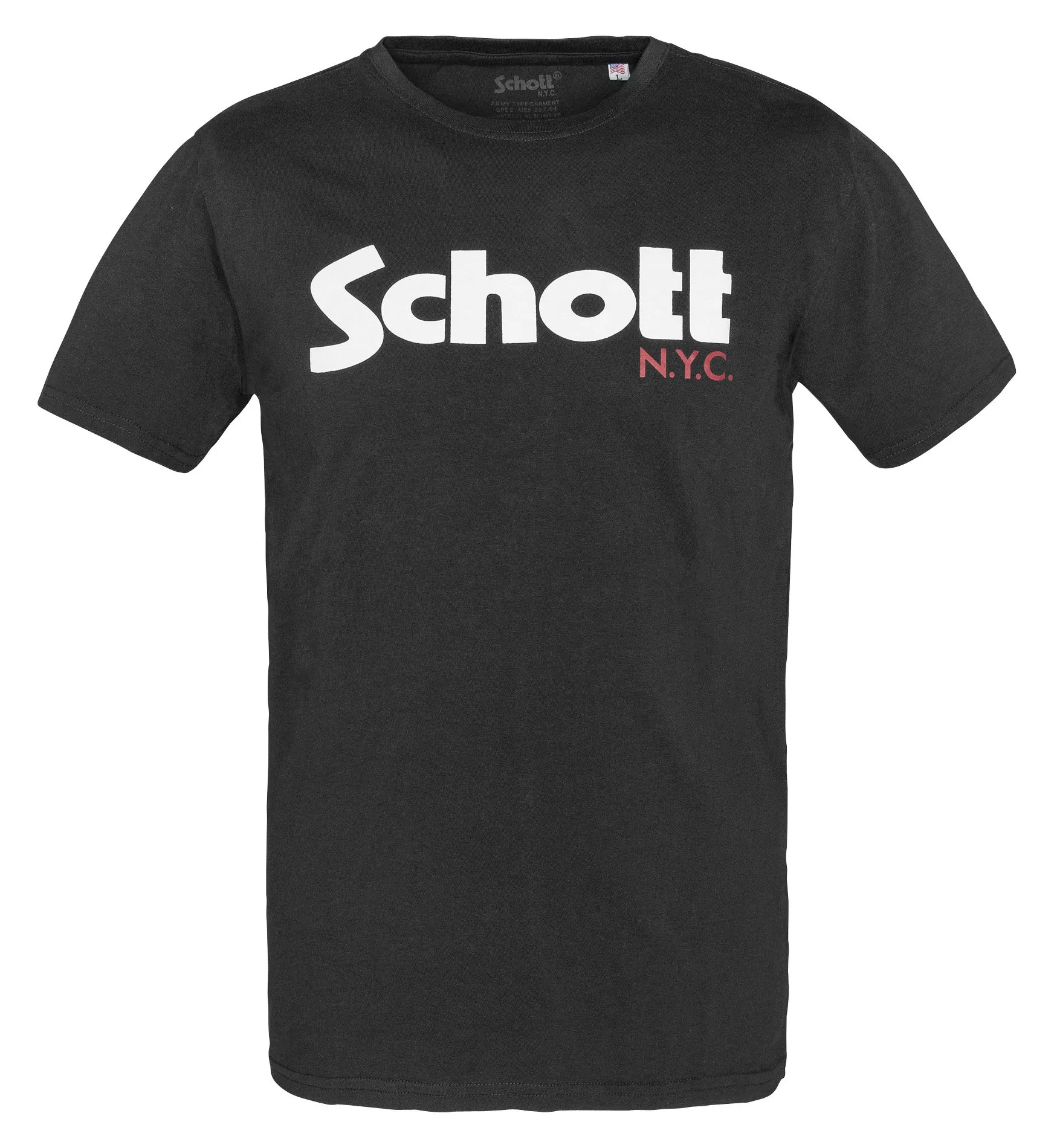 SCHOTT Camiseta en negro