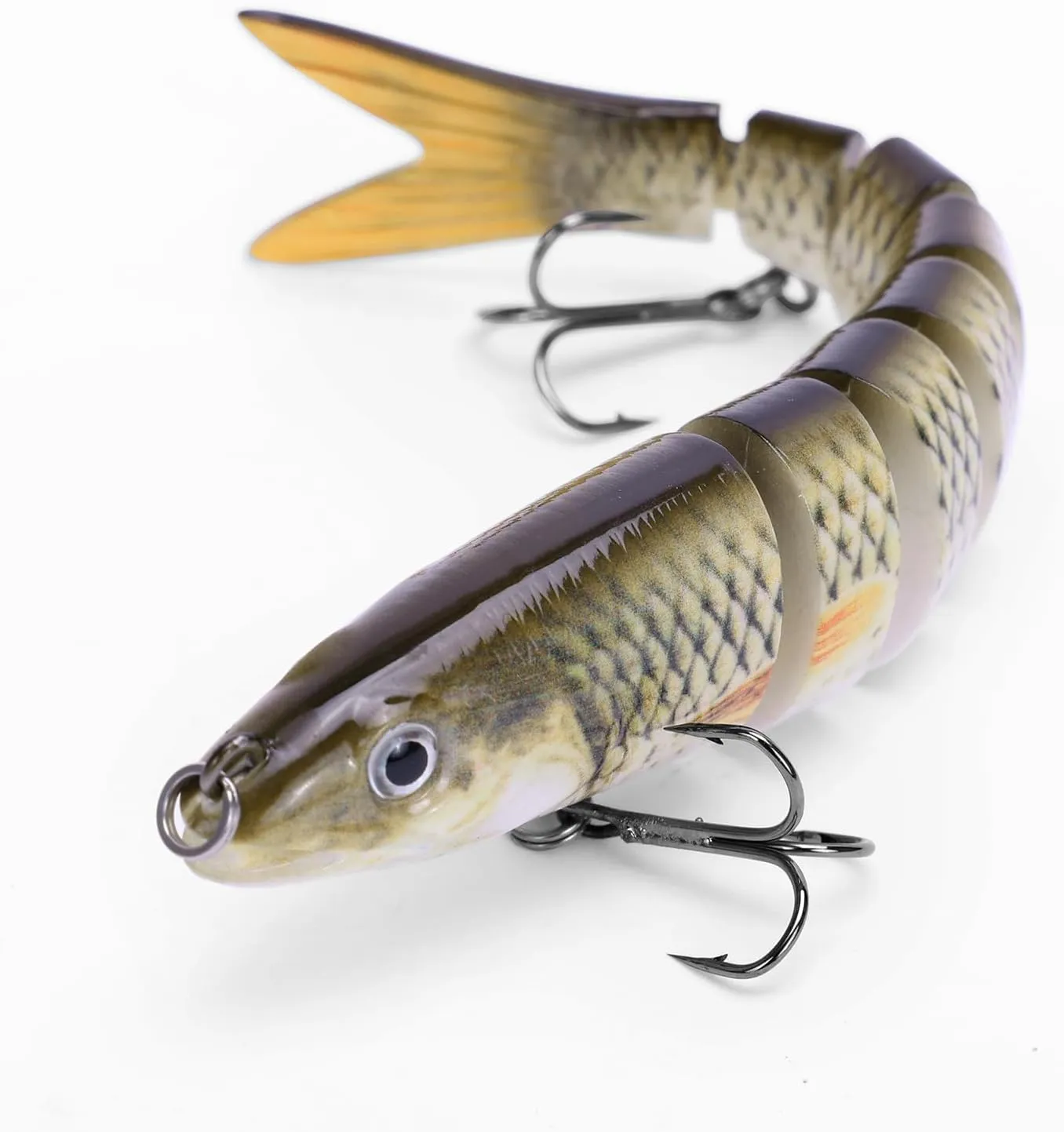 Señuelos de Pesca  Cebos de Pescar Articulados Artificiales Señuelos Spinning  Ideal para Lubina  Trucha y Más  13.7 cm  27 g  M
