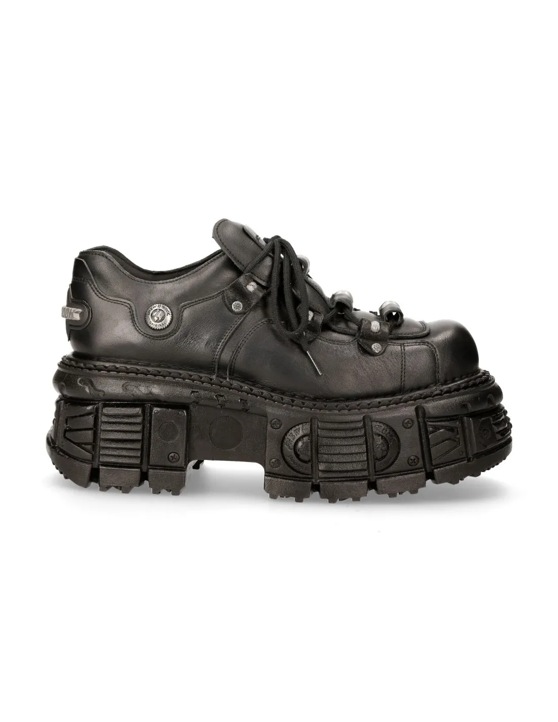 SHOE BLACK IMPERFECT WITH LACES M233C4