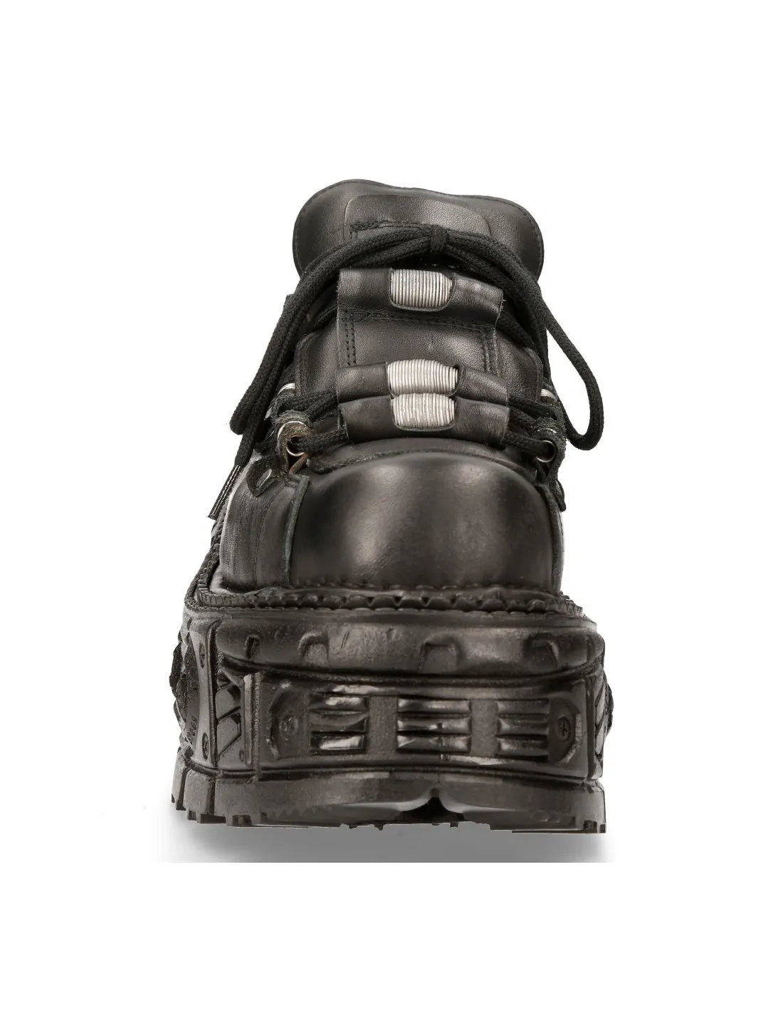 SHOE BLACK IMPERFECT WITH LACES M233C4