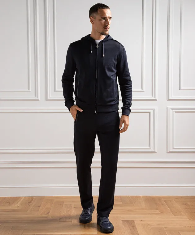 Stefano Ricci Blue sports jacket with a logo