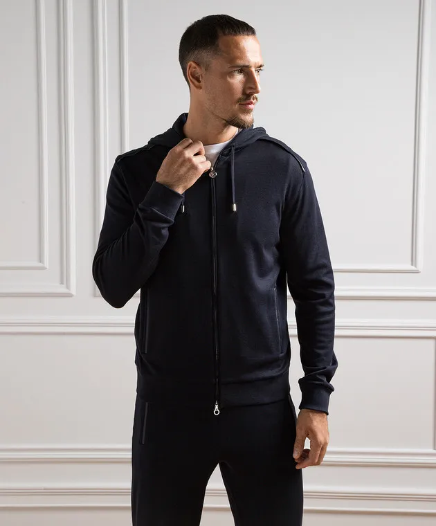 Stefano Ricci Blue sports jacket with a logo