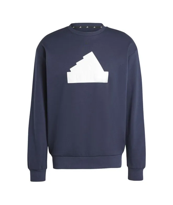 Sudadera adidas Future Icons Bos Crew Hombre Azul