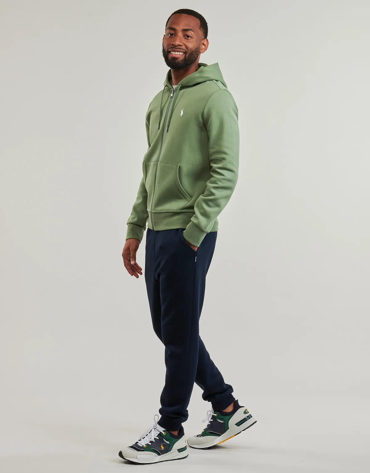 SWEATSHIRT ZIPPE EN DOUBLE KNIT TECH
