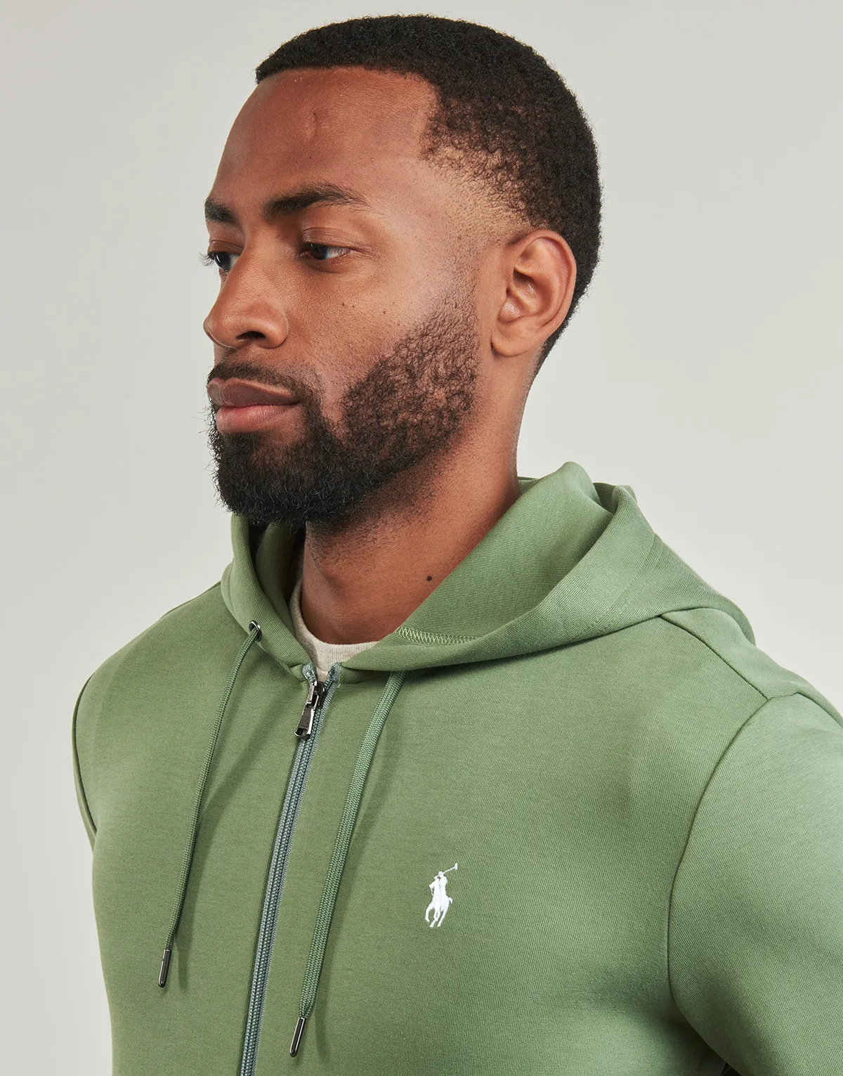 SWEATSHIRT ZIPPE EN DOUBLE KNIT TECH