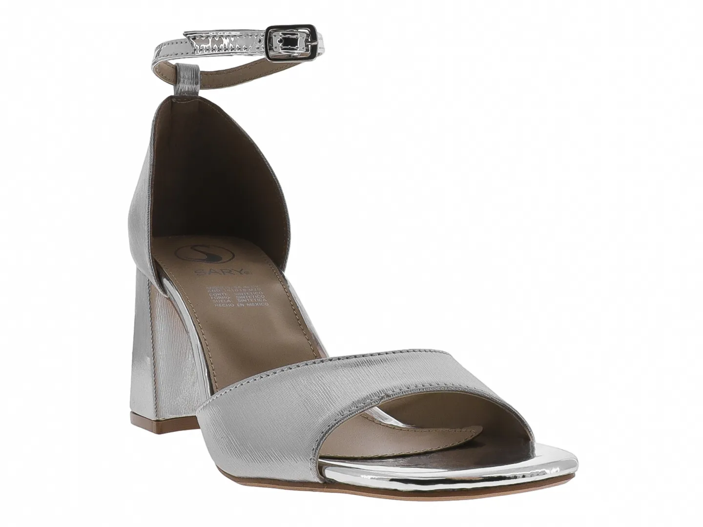 Tacones Sary 3226 Plata Para Mujer