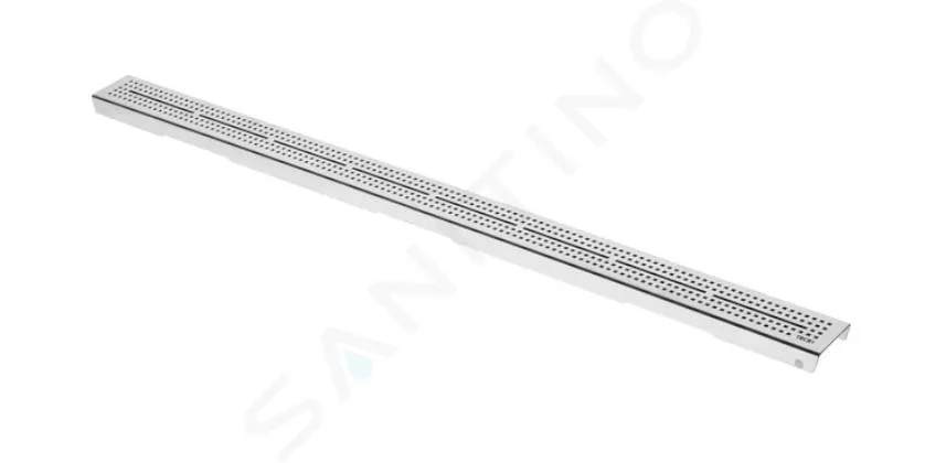TECE TECEDRAINLINE  REJILLA QUADRATUM PARA CANALETA DE DUCHA 100 CM, ACERO INOXIDABLE CEPILLADO 601051