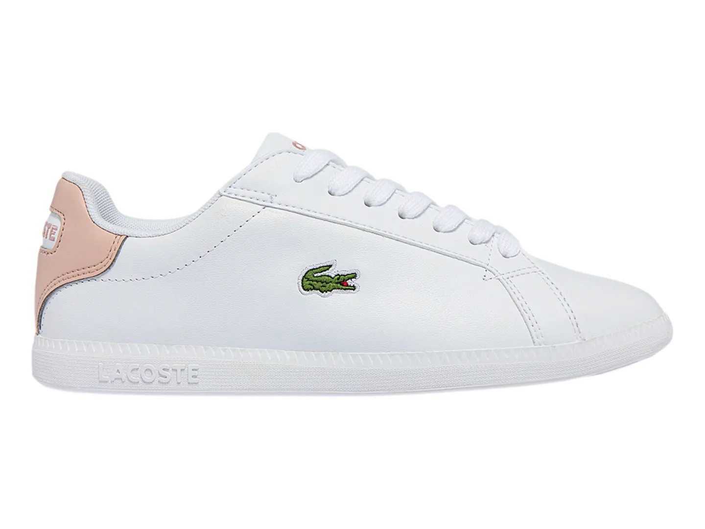 Tenis Lacoste Graduate  Blanco Para Mujer
