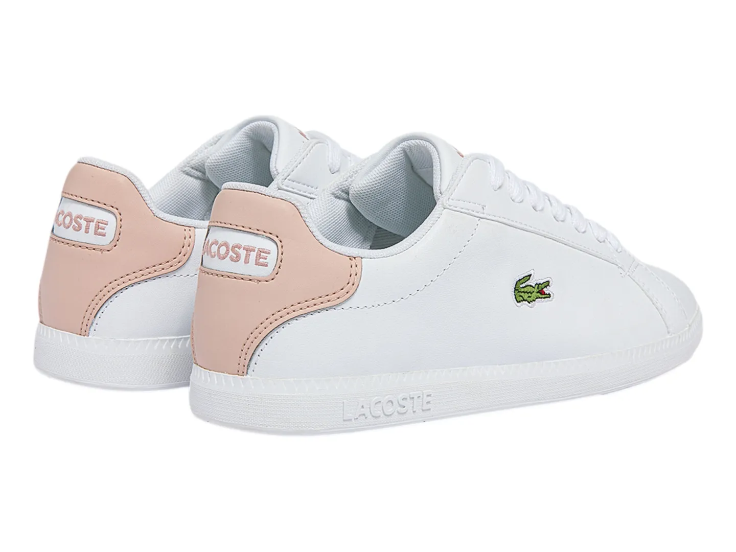 Tenis Lacoste Graduate  Blanco Para Mujer