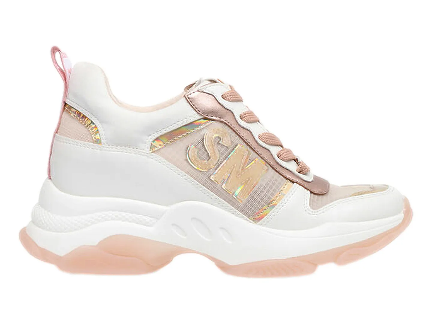 Tenis Steve Madden Motorcity Rosa Para Mujer