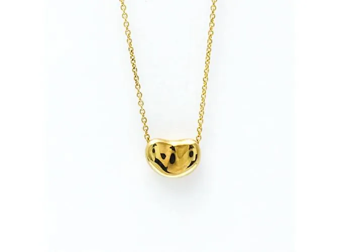 Tiffany & Co Collar colgante Tiffany Bean en oro amarillo Dorado 