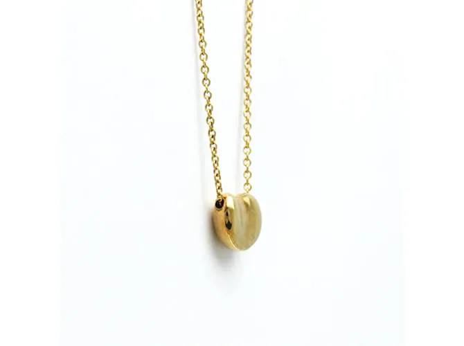 Tiffany & Co Collar colgante Tiffany Bean en oro amarillo Dorado 