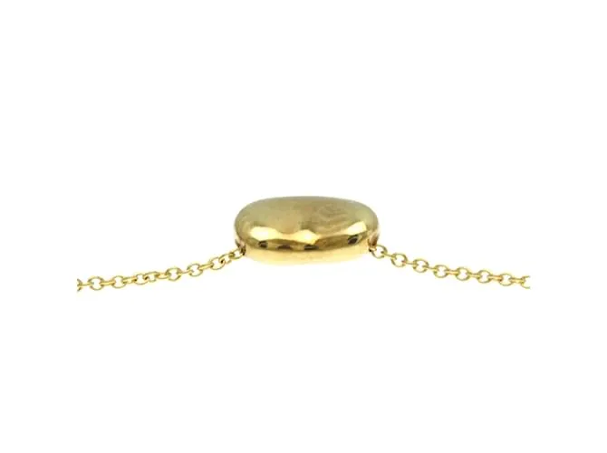 Tiffany & Co Collar colgante Tiffany Bean en oro amarillo Dorado 