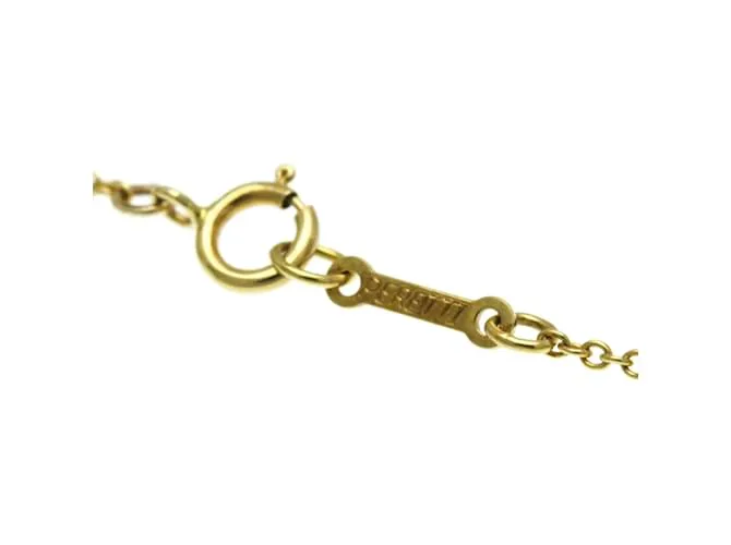 Tiffany & Co Collar colgante Tiffany Bean en oro amarillo Dorado 