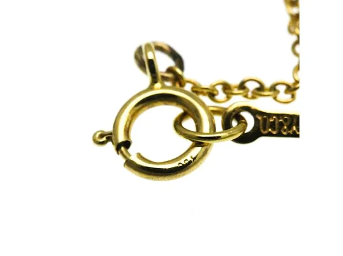 Tiffany & Co Collar colgante Tiffany Bean en oro amarillo Dorado 