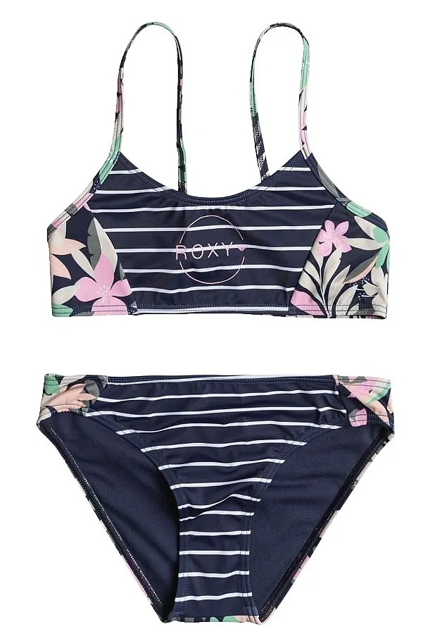 TRAJE DE BAñO ROXY ILACABO ACTIVE BRALETTE SET  XBMN/NAVAL ACADEMY ILACABO SWIM  GIRL´S