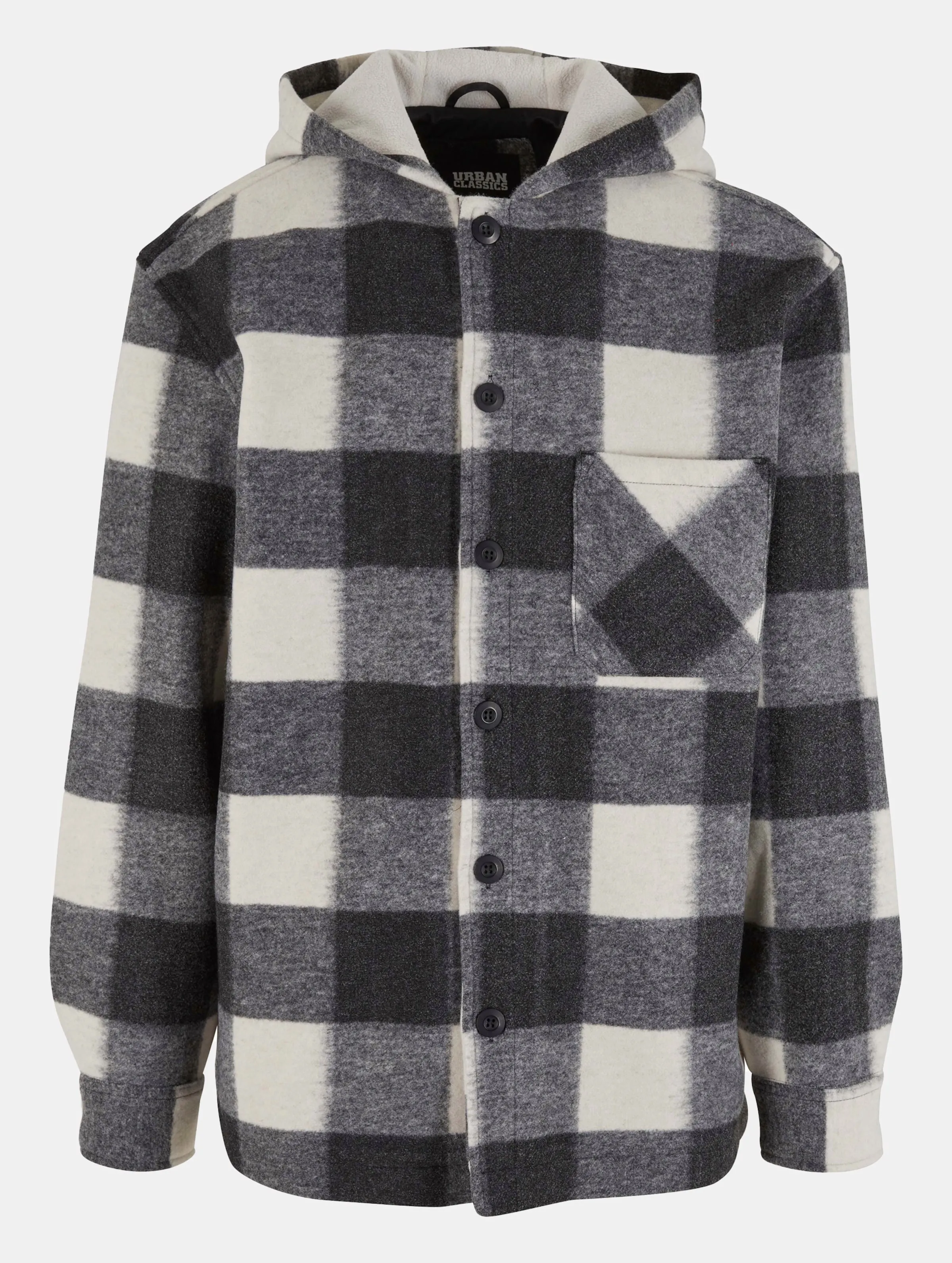Urban Classics Big Check With Hood